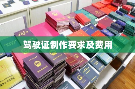 澄城驾驶证制作要求及费用