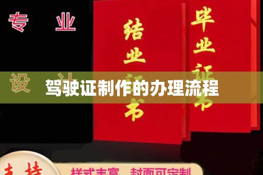 澄城驾驶证制作的办理流程