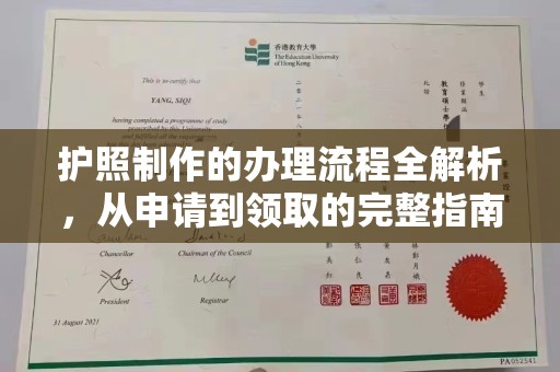 澄城护照制作的办理流程全解析，从申请到领取的完整指南