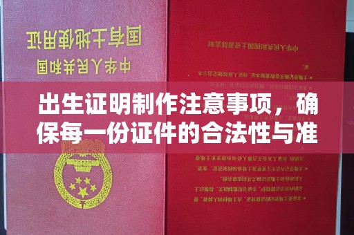 澄城出生证明制作注意事项，确保每一份证件的合法性与准确性