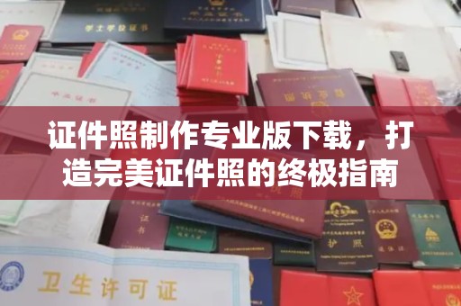澄城证件照制作专业版下载，打造完美证件照的终极指南