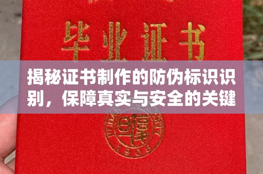 澄城揭秘证书制作的防伪标识识别，保障真实与安全的关键