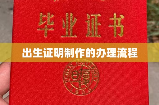 澄城出生证明制作的办理流程