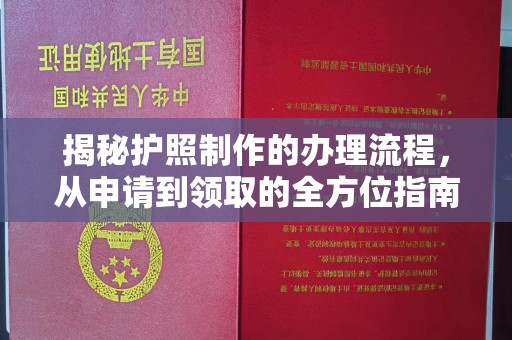 澄城揭秘护照制作的办理流程，从申请到领取的全方位指南