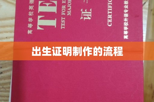 澄城出生证明制作的流程